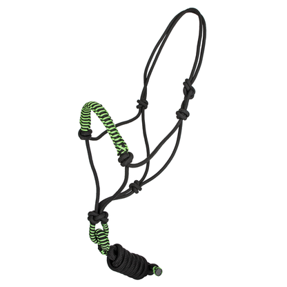 Tabelo Rope Halter w/ Braided Noseband &amp; Lead