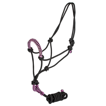 Tabelo Rope Halter w/ Braided Noseband &amp; Lead