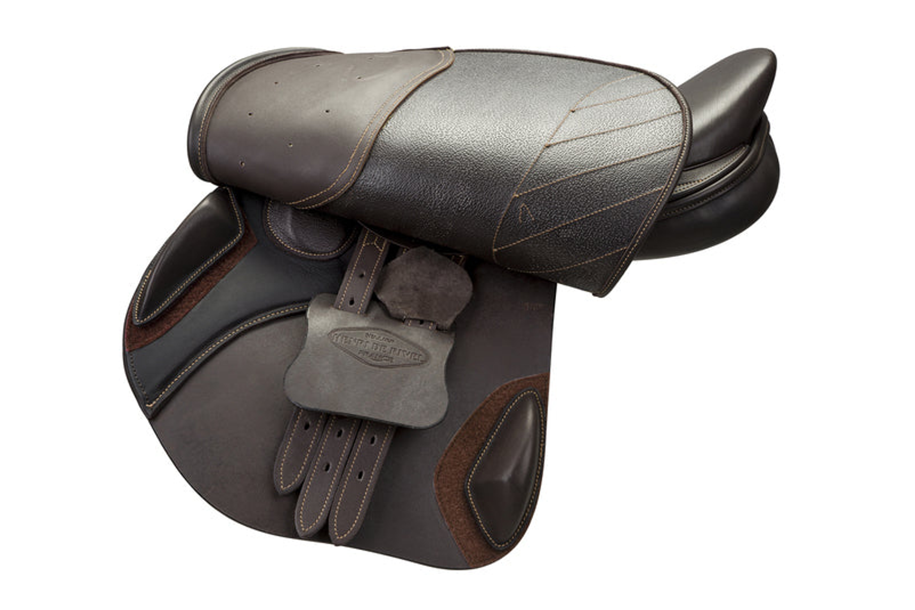 Henri de Rivel Synergy Close Contact Saddle - Color: Havana | Pack Of: 1 | Shape: Regular