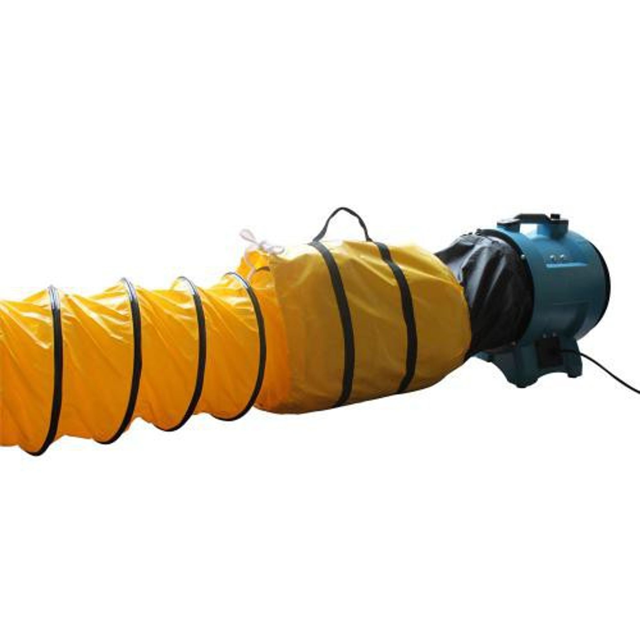 XPOWER Extra Flexible Diameter Ventilation PVC DUCT HOSE - Color: Yellow | Pack Of: 1